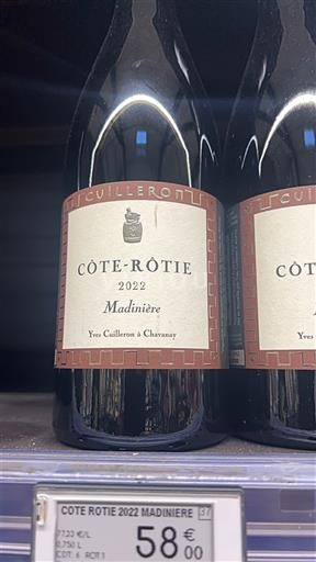 Rhône Valley Côte-Rôtie Yves Cuilleron Madinie`re 2022